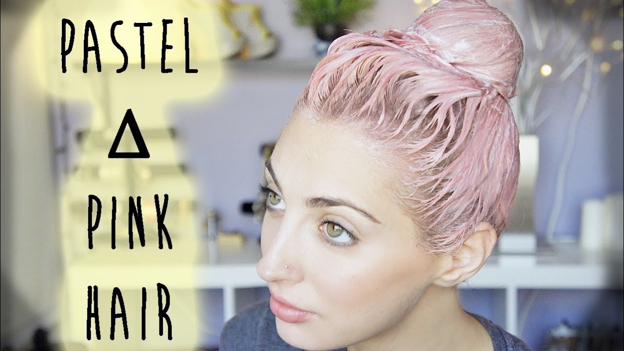 Pastel Pink Coral Hair Tutorial Brittany Balyn YouTube