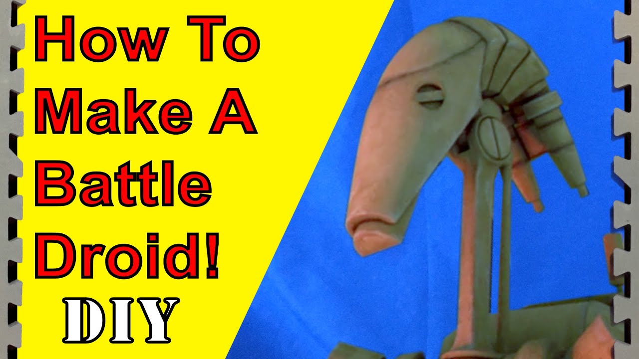 how to draw a b1 battle droid