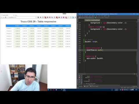 Trucos CSS (29) - Tabla responsive