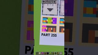 Satisfying Pixel Art in Minecraft ! making Chiseled Bookshelf (stage 4) Pixel Art #minecraftshorts