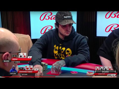 Mikki gets FELTED after flopping set ♠ Live at the Bike!