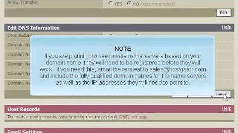 How to change your nameservers at Hostgator.com -Hostgator