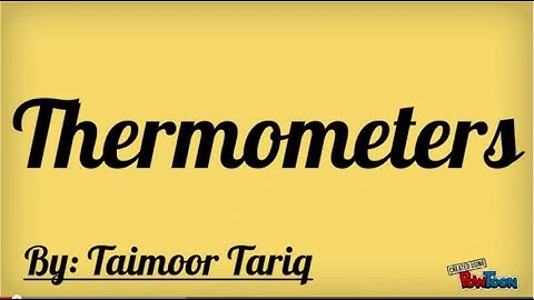 Thermometers