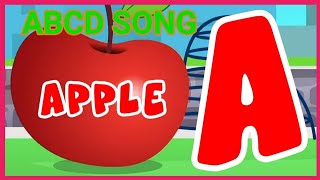 ABC song | nursery rhymes | abc phonics song for toddlers | a for apple