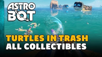 Astro Bot - Turtles in Trash All Collectible Locations (All Bots, Puzzle Pieces, Secret Areas...)