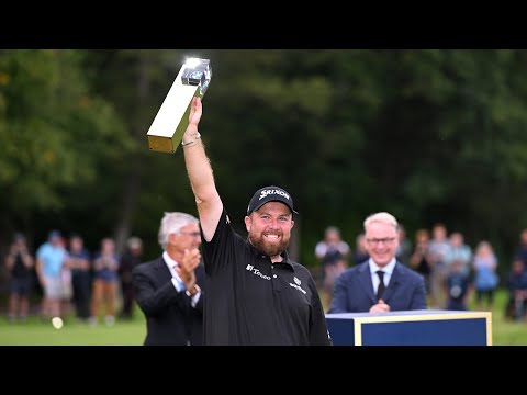 Shane lowry mic'd up after 2022 bmw pga championship win