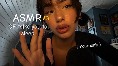 ASMR gf talks you to sleep after a long day ( roleplay) ( super comforting) 🫶 thumbnail