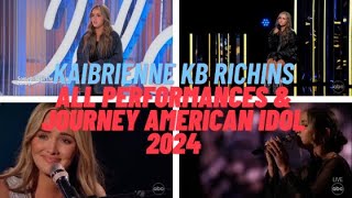 Kaibrienne KB Richins All Performances & Journey American Idol 2024