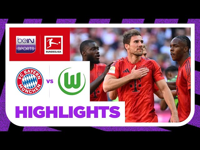 Bayern Munich 2-0 Wolfsburg | Bundesliga 23/24 Match Highlights class=