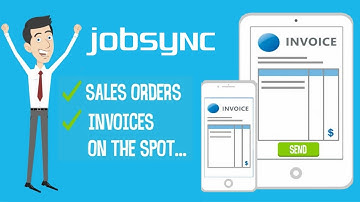 Create sales orders and Invoices with JobSync