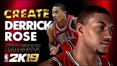 NBA 2K20 - How to create Derrick Rose - PRIME MVP