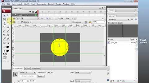 Tutorial Membuat Animasi Jam Analog Dengan Adobe Flash