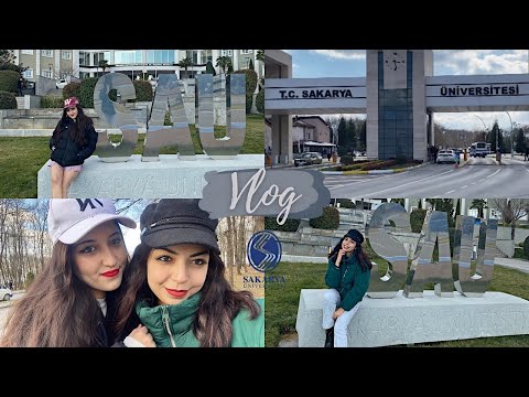 Sakarya Üniversitesi Vlog 🏫 | kütüphane, yemekhane, fakülteler, amfiler