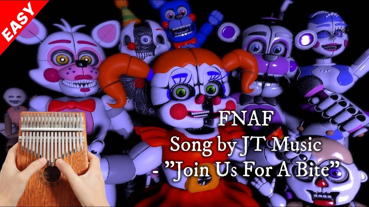 Песня jt music. Калимба ФНАФ. FNAF sister location Song join us for a bite. Песня join us for a bite JT Music.