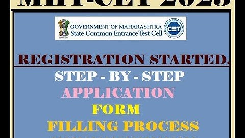 MHT CET REGISTRATION  2023 I FULL PROCESS I REGISTRATION - FEE PAYMENT - PRINT APPLICATION FORM