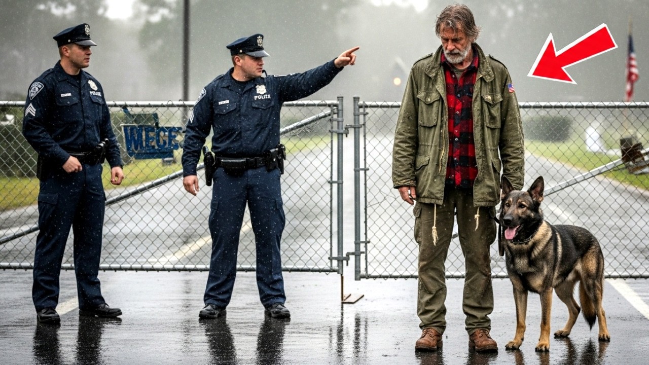Бездомный мужчина со своей собакой наблюдали за церемонией снаружи — до тех пор, пока генерал не ...