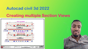 Creating cross section views (multiple) Part 2 (Amharic)