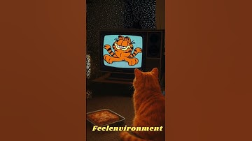 Minecraft’s Retro Garfield Vibes 📺🧡 Lasagna & Pixels Unite! 🍝