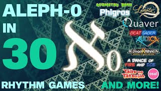 Aleph-0 in 30 Rhythm Games!