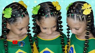 50 ideias de Penteado cabelo cacheado infantil em 2023  penteado cabelo  cacheado infantil, penteados com trança, cabelo