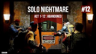Solo Nightmare Act 1-12 Abandoned Back 4 Blood Walkthrough Indonesia