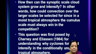 Mod-03 Lec-06 Organization of clouds over mesoscale, synoptic scale and planetary scales