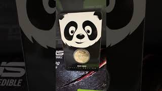 The 2019 BICE $1 coin with a special panda privy mark