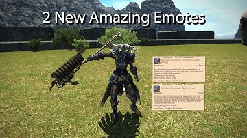 FFXIV: 2 New Emotes - Draw & Sheathe