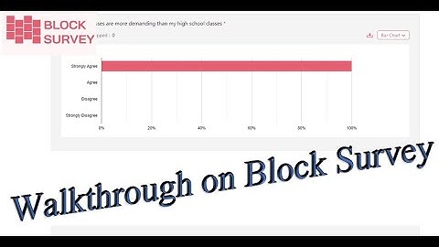 Walkthrough on BlockSurvey: How to create