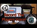 Fmod  unity  recording the players voice and playing it back at runtime