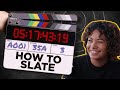 How to slate on set  clapperboard tutorial for 2nd acs