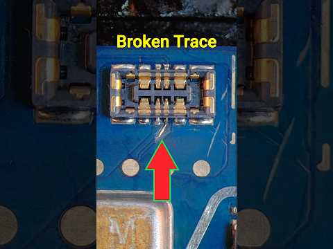 Broken Trace Repairing #electronics