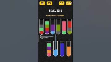 Water sort puzzle level 3986
