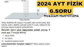 2024 AYT FİZİK 6.SORU (MUAZZAM MANYETİZMA)