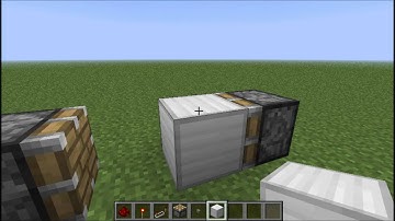 Minecraft Redstone Tutorial: T-Flip-Flop w/ pistons!