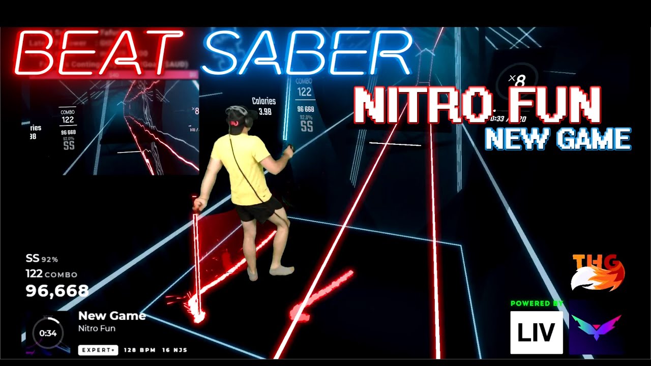 Nitro Fun MONSTERCAT NITRO FUN - NEW GAME || Beat Saber || Fafurion Custom Map ...