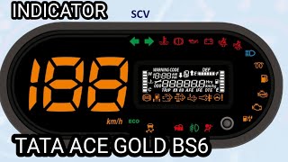 #TATA ACE GOLD #BS6 INDICATORS INFORMATION#ICP# CLUETER METER SIGN screenshot 3