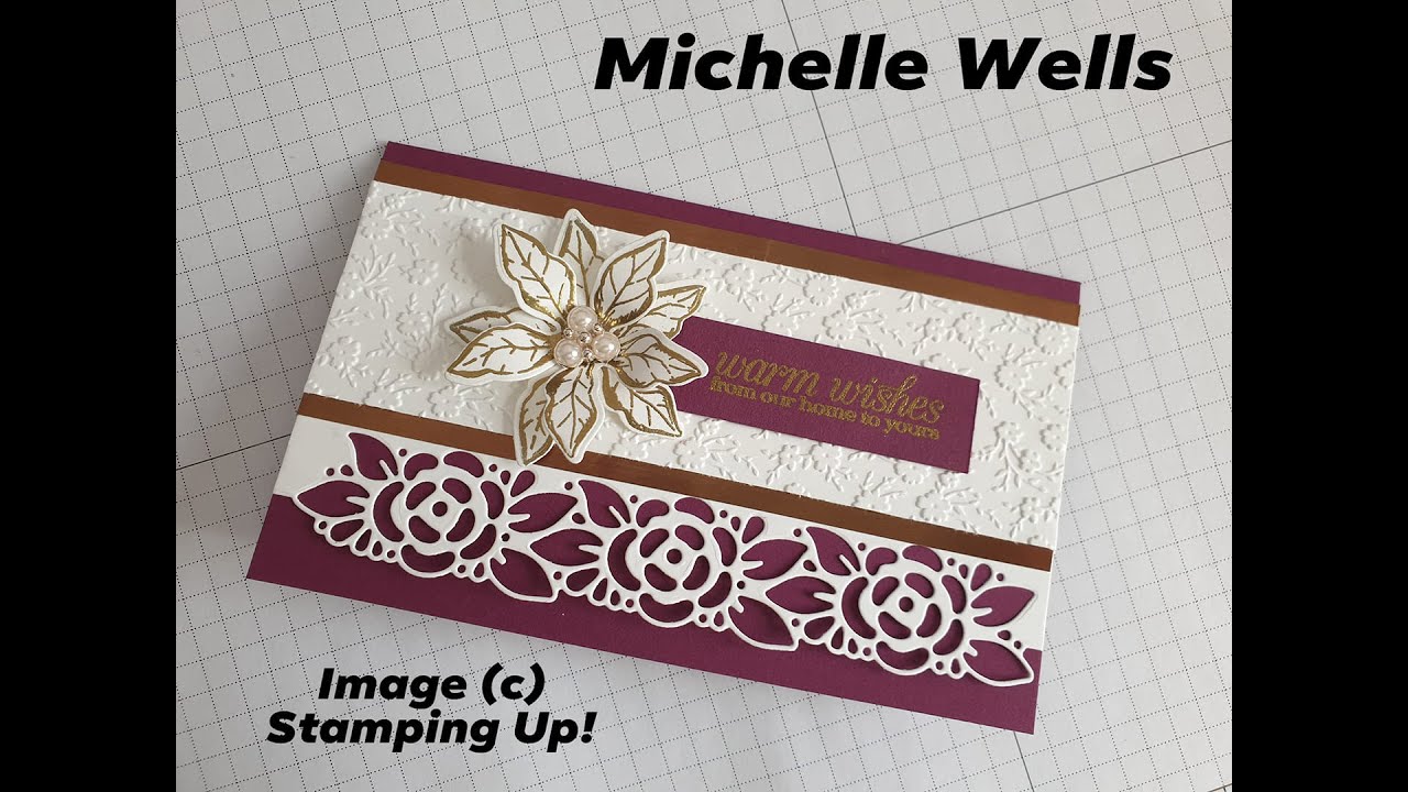 Christmas Card - Poinsettia Petals -  Stampin' Up! - Stamping with Michelle W...