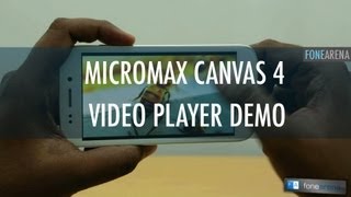 Micromax Canvas 4 Video Pin and Player Demo screenshot 1