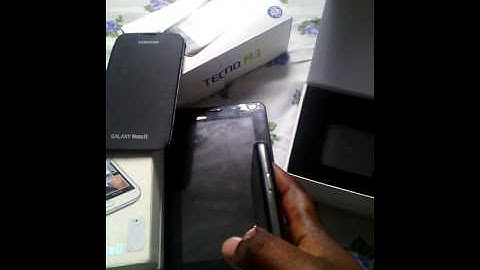 Unboxing of tecno P5