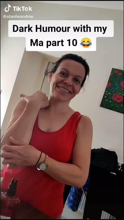 My mom after a shower