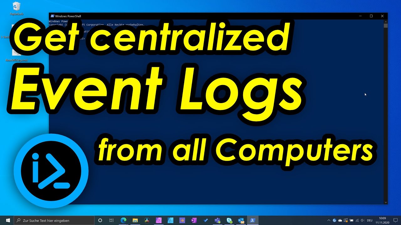 Get EventLogs from all computers in a centralized place - YouTube