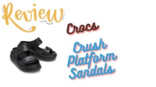 Crocs Crush Sandal “unboxing” and review | #crocs #momfashion #comfortshoes