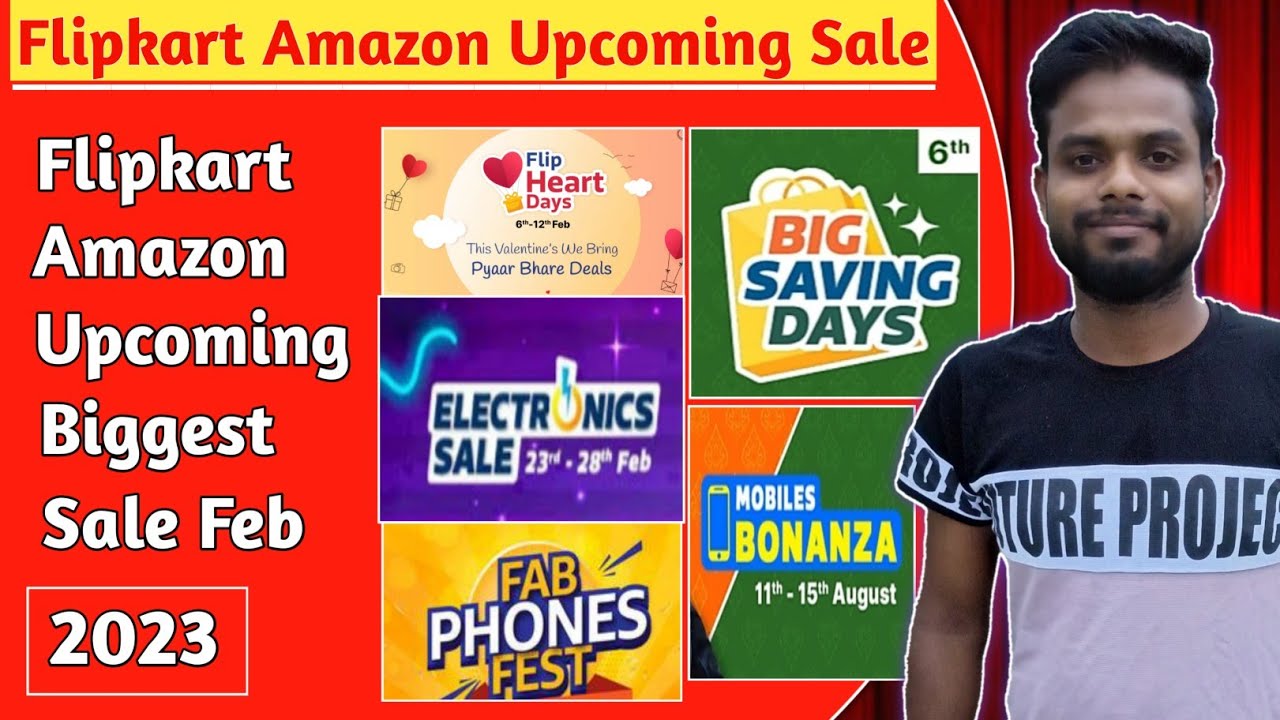 Flipkart & Amazon sale February 2023, Sale on