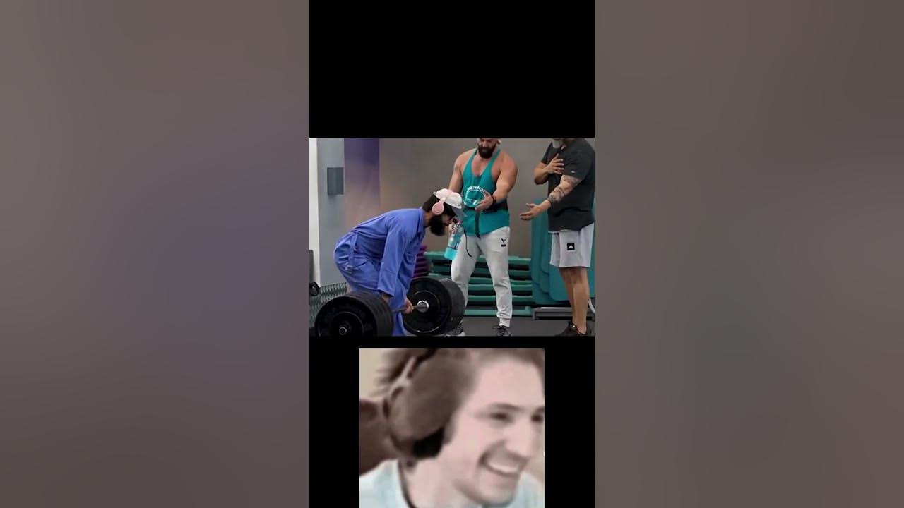 Janitor deadlifts 405 pounds prank JCQS YouTube