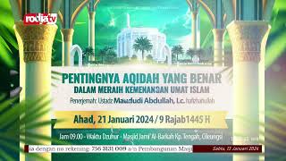 [LIVE] Ustadz Abdurrahman Thoyyib, Lc. | Syarah Al-Manzhumah Ar-Raiyyah fi As-Sunnah