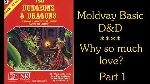 RPG OSR Review: Moldvay Basic D&D - Part 1