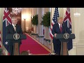 President Trump Participates in a Joint Press Availability with the Prime Minister of Australia