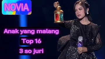 Novia anak yang malang 3 so juri soimah ke ganggu di nada tinggi katanya kurang fit