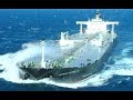 Large Tanker Ships In Strong Storm & Biggest Waves